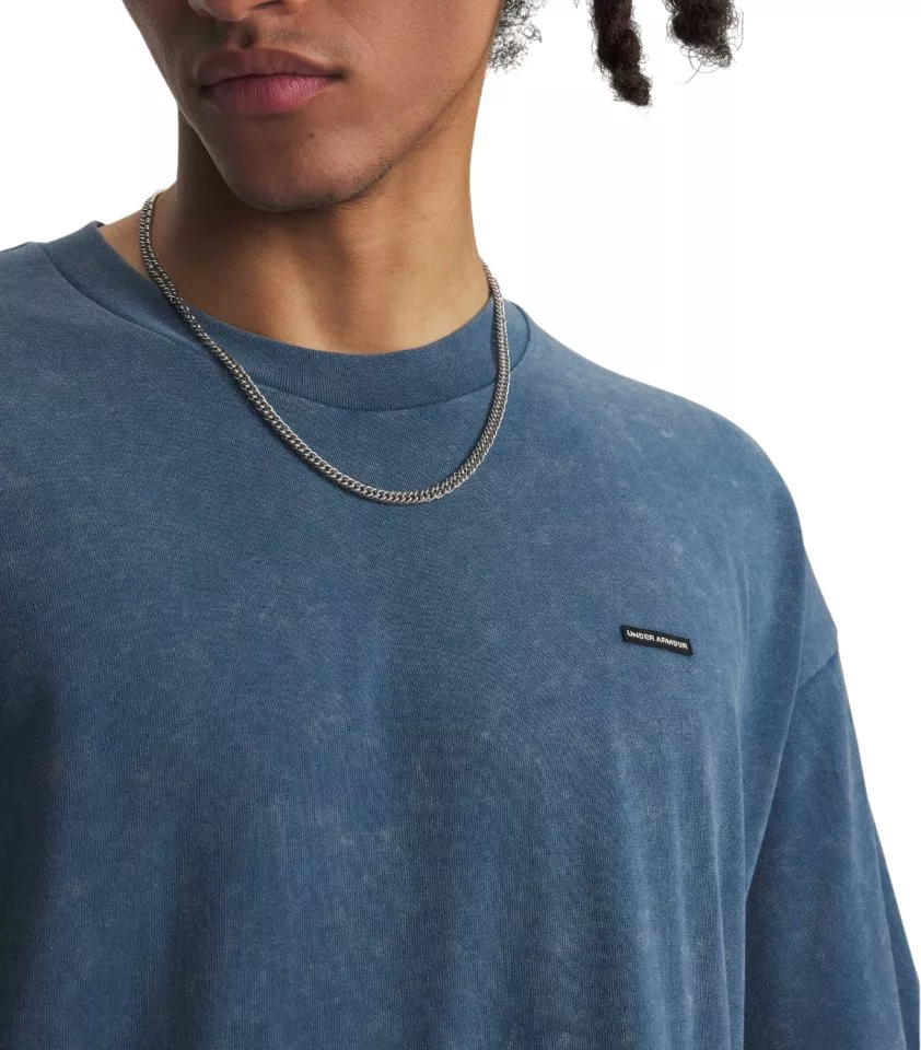 T-Shirt Under Armour Heavyweight Oversized Logo Wash