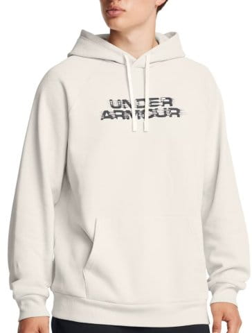 UA Rival Flc Txtr CG Hoodie-WHT