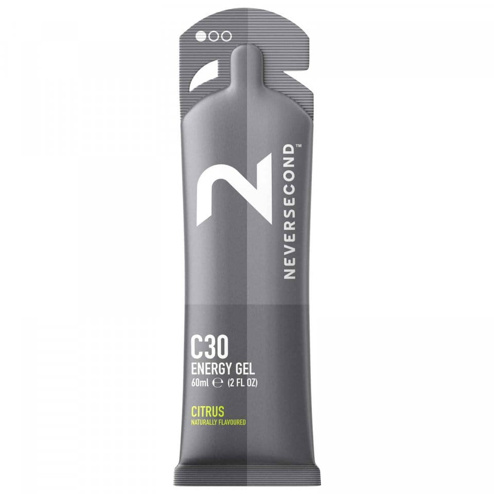 NEVERSECOND Energy Gel C30 Citrus 60 ml | Caixa de 12 sachês