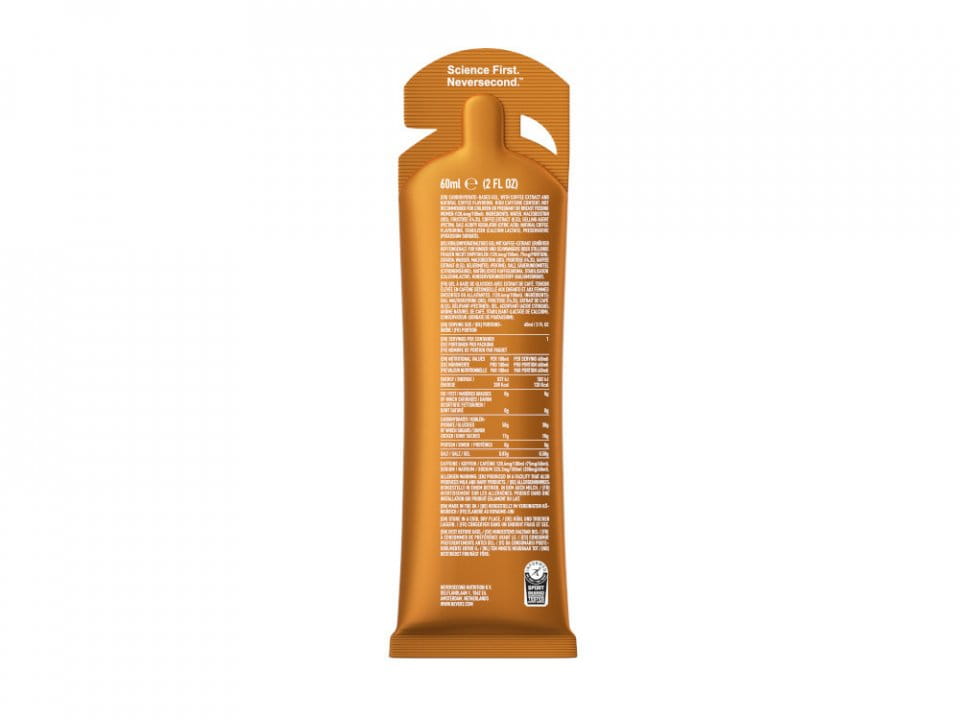 NEVERSECOND Energy Gel C30 Espresso 60 ml | 12 tasakos doboz