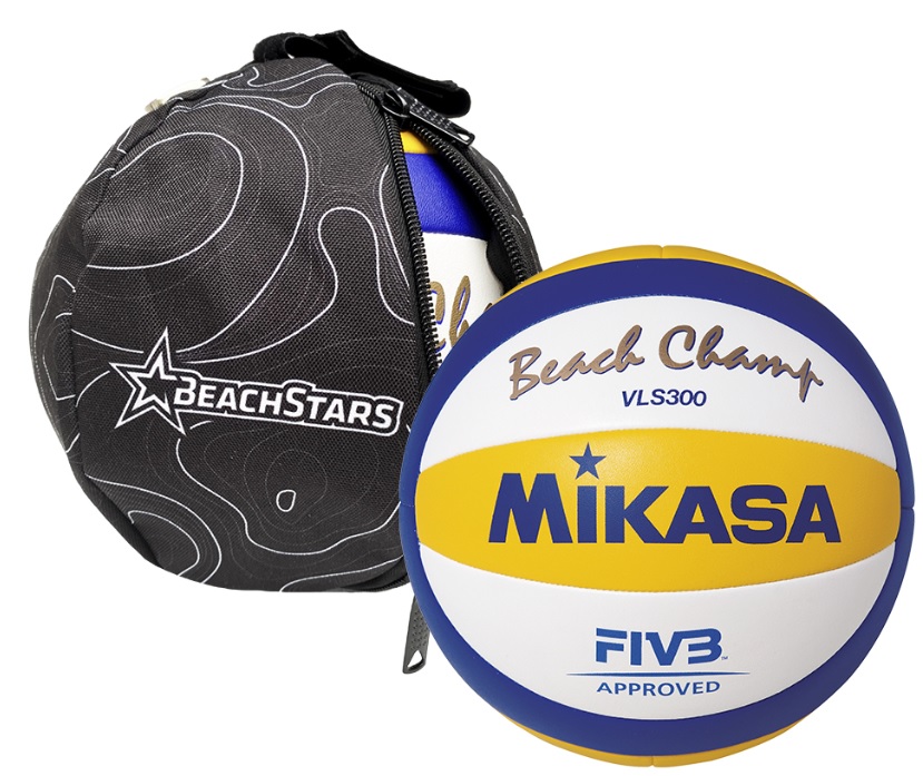 Lopta Mikasa WPV Beachstar Bundle - Ballbag VLS300