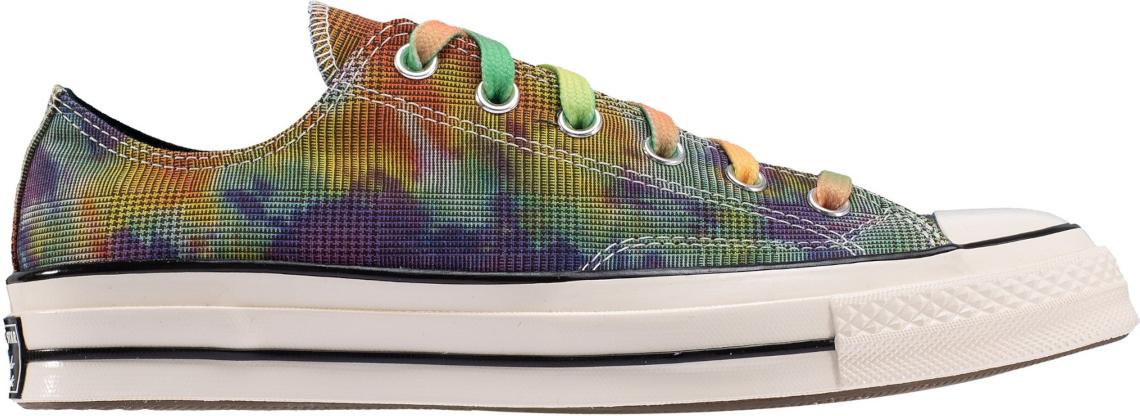 Incaltaminte Converse Chuck Taylor 70 OX Tie Die Plaid Grau