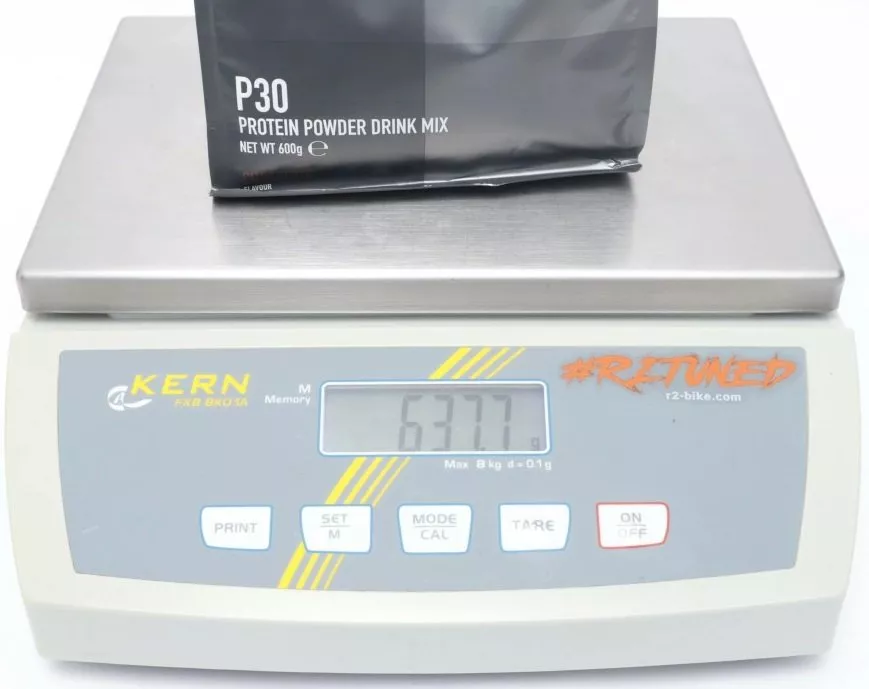 Pudră de regenerare a proteinelor din zer Neversecond P30 Mix ciocolată