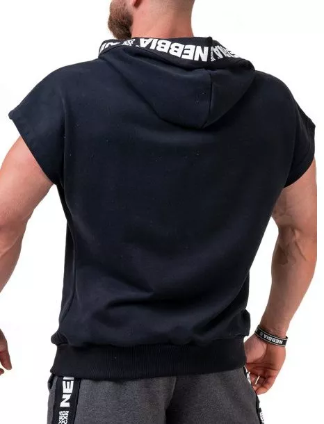 T-shirt Nebbia NO LIMITS Rag top with a hoodie