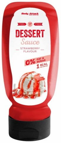 Body Attack Dessert Sauce Strawberry Flavour - 320 ml
