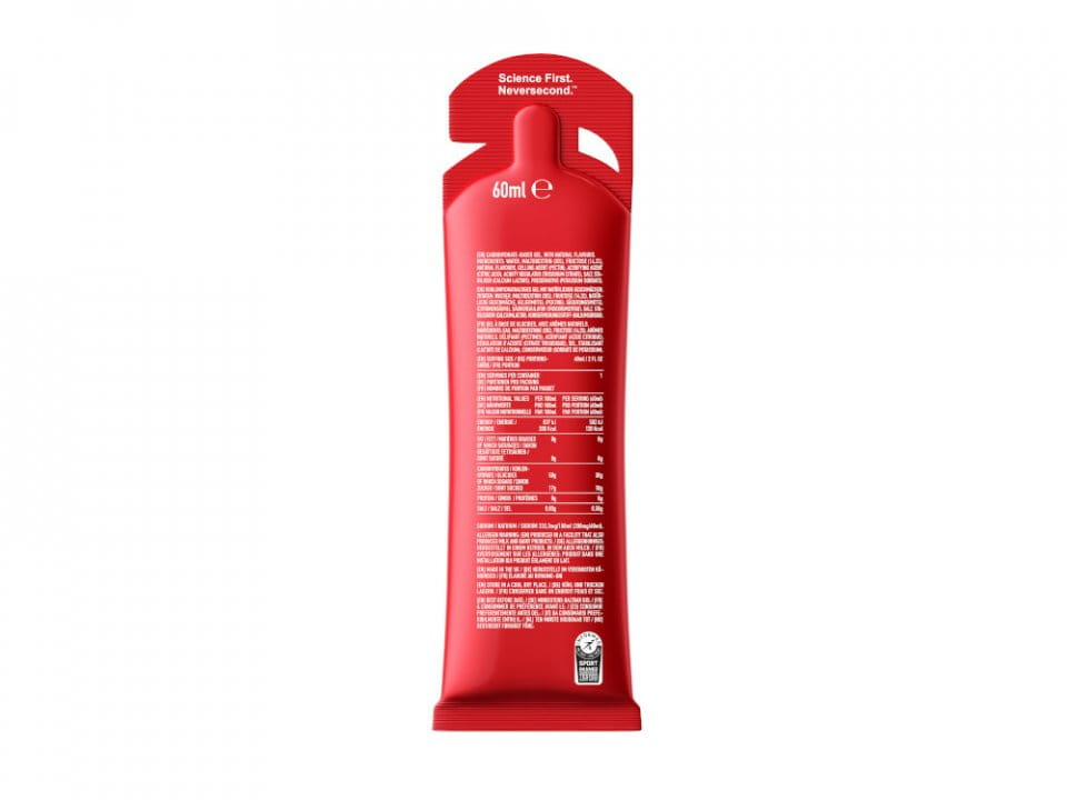 NEVERSECOND Energy Gel C30 Berry 60 ml | Caixa de 12 sachês