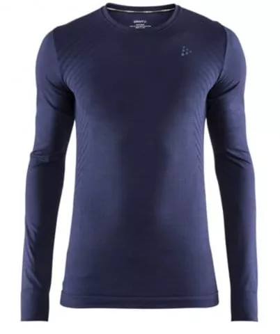 Craft Mens Fuseknit Comfort Long Sleeve Running Top Blue Sports Breathable 