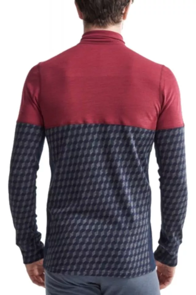 CRAFT Merino 240 Zip LS T-shirt Hosszú ujjú póló