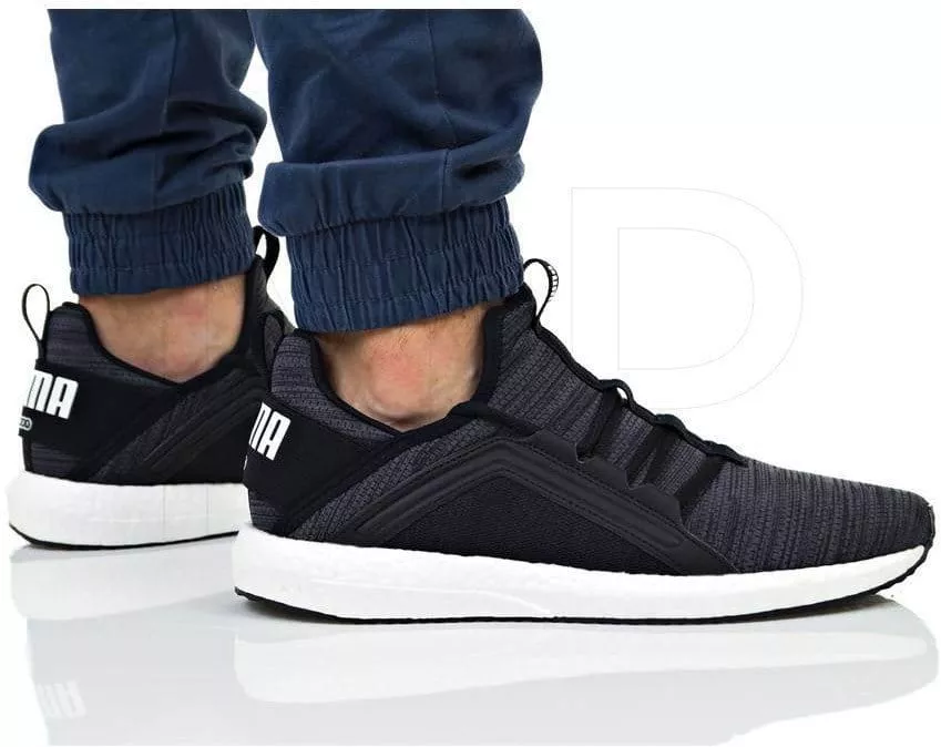 Puma Mega NRGY Heather Knit Black-Iron G Futócipő