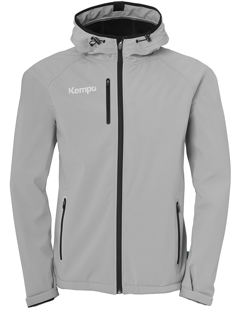 Unisex sportovní bunda s kapucí Kempa Softshell