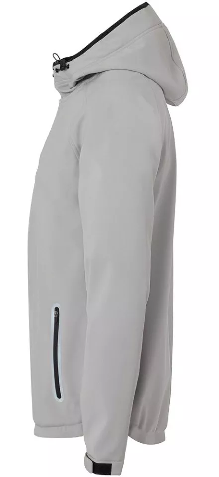 Unisex sportovní bunda s kapucí Kempa Softshell