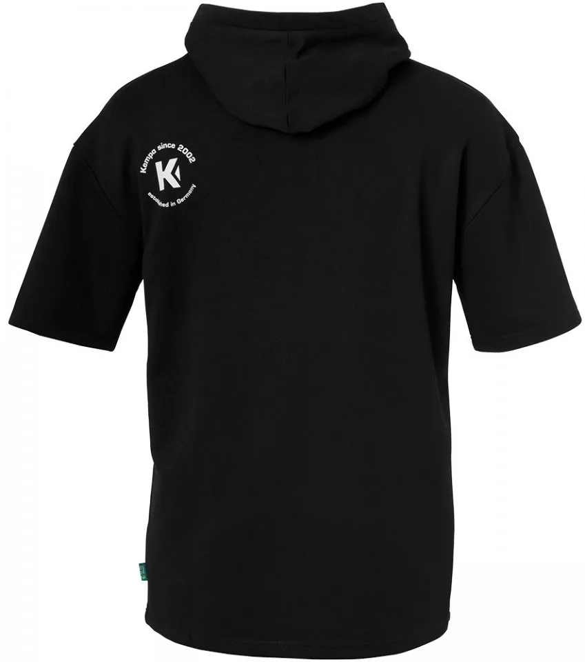 Kempa HOOD SHIRT BLACK & WHITE Kapucnis melegítő felsők