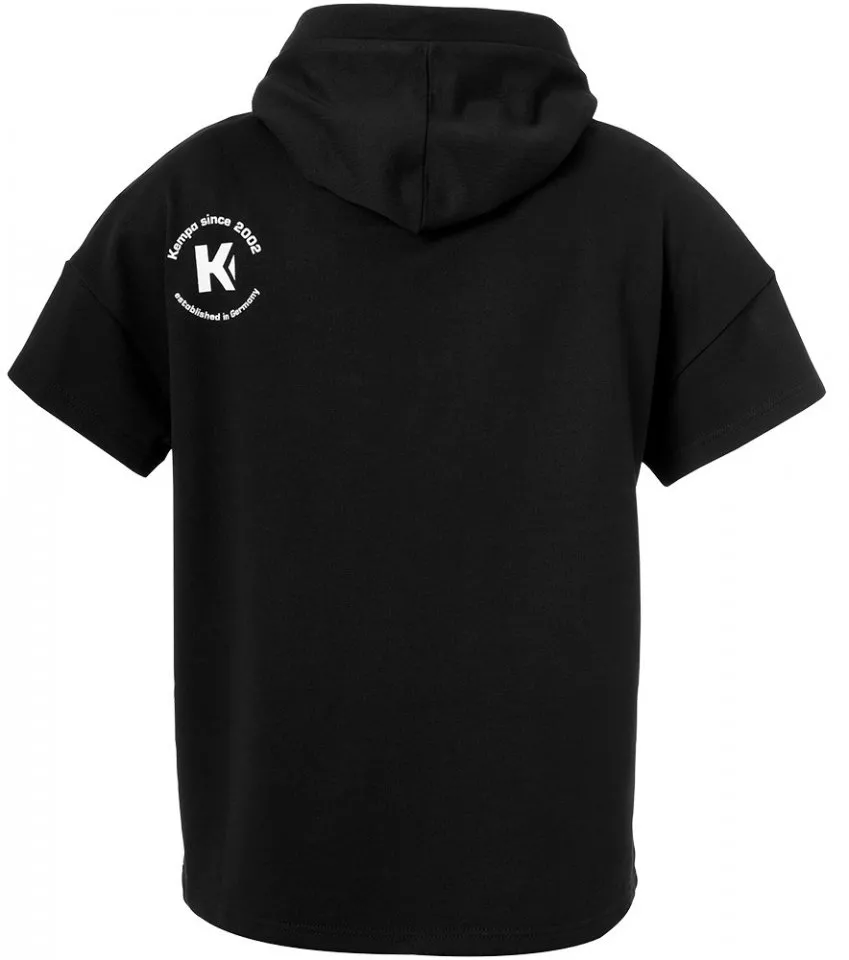 Sweatshirt med hætte Kempa HOOD SHIRT WOMEN BLACK & WHITE
