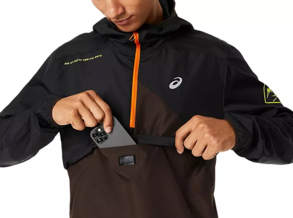 Pánská běžecká bunda s kapucí Asics Fujitrail