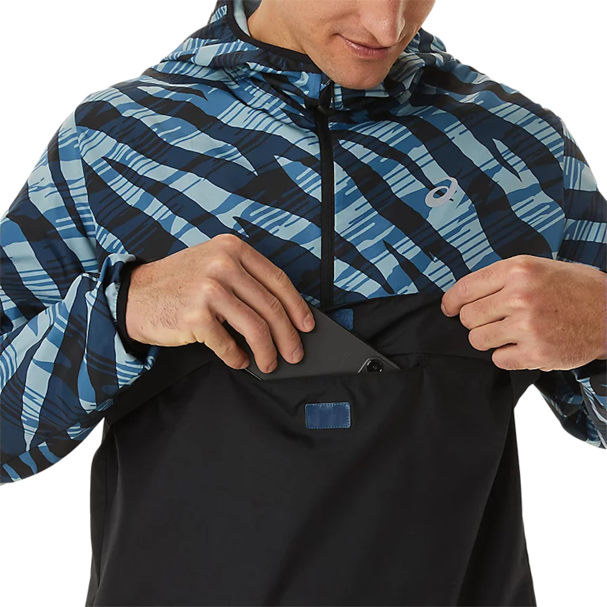 Hooded jacket Asics WILD CAMO ANORAK - Top4Running.com