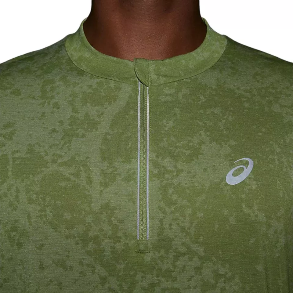 Тениска Asics METARUN PATTERN 1/2 ZIP SS TOP