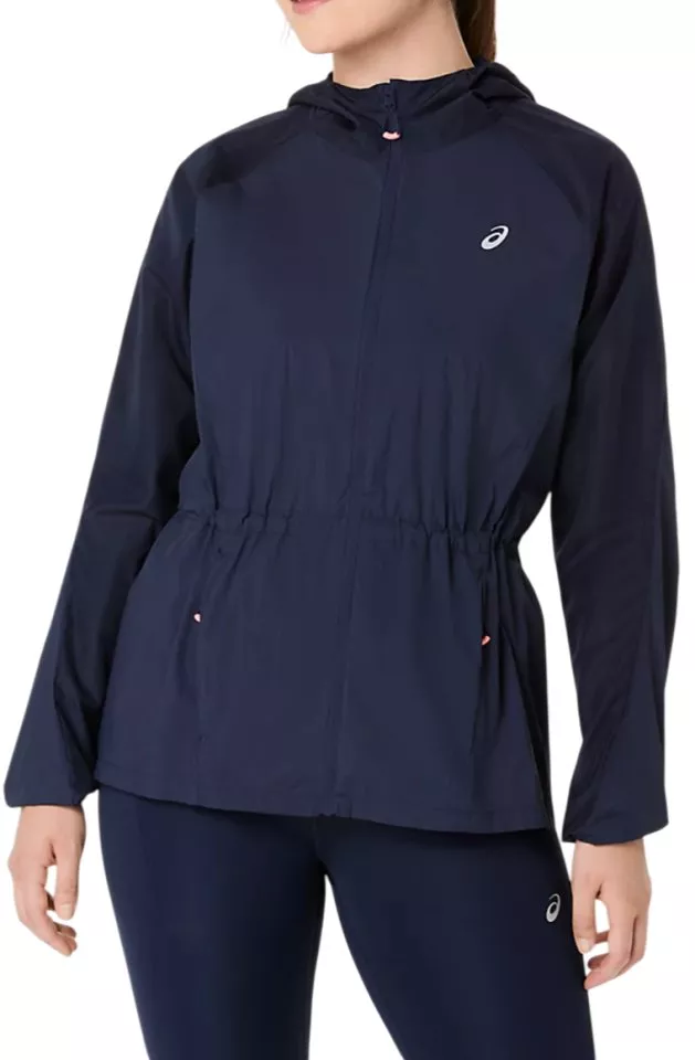 Jakna s kapuco ASICS ROAD PACKABLE JACKET