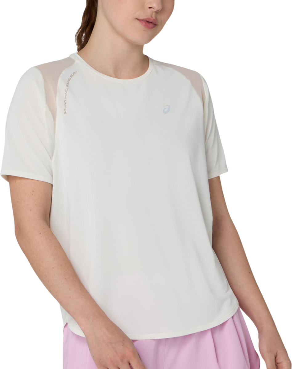 ASICS Road T-shirt, M, Wit