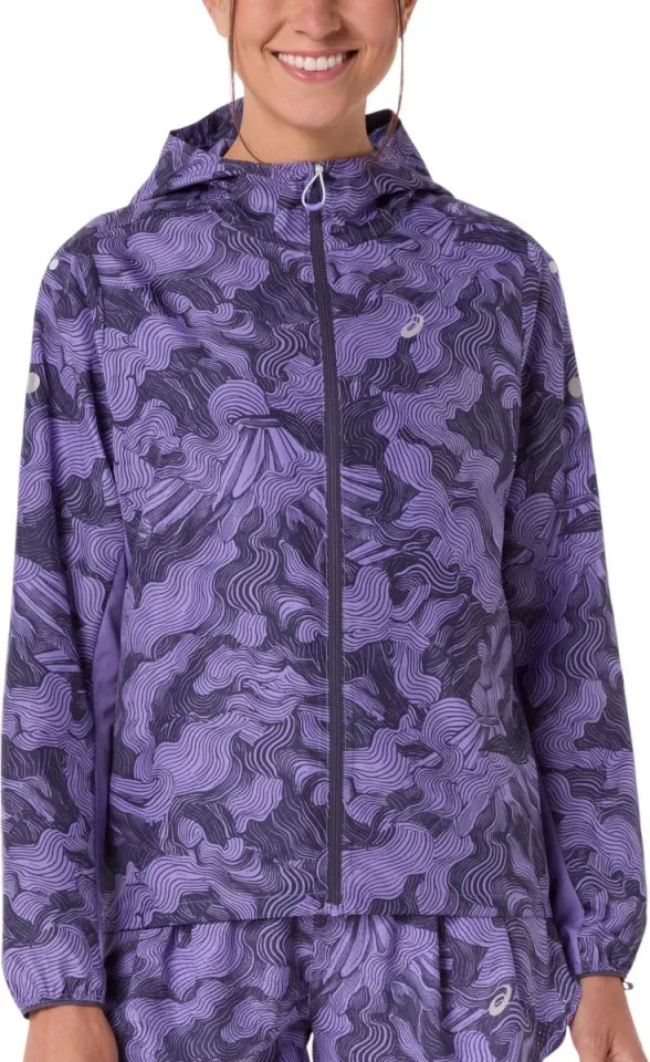 Jakna s kapuco ASICS FUJITRAIL PACKABLE JACKET