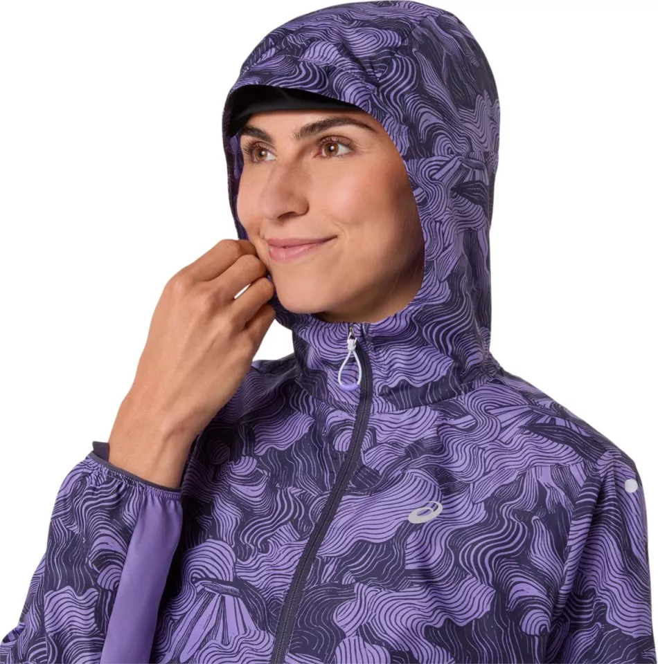 Jakna s kapuco ASICS FUJITRAIL PACKABLE JACKET