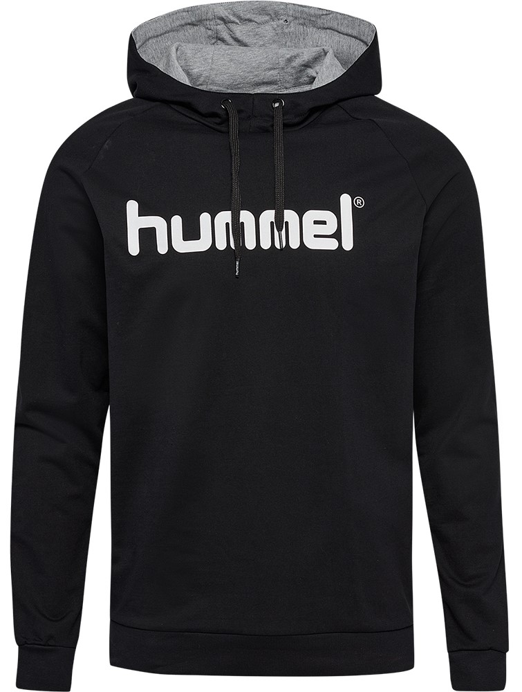 Суитшърт с качулка hummel cotton logo hoody 01