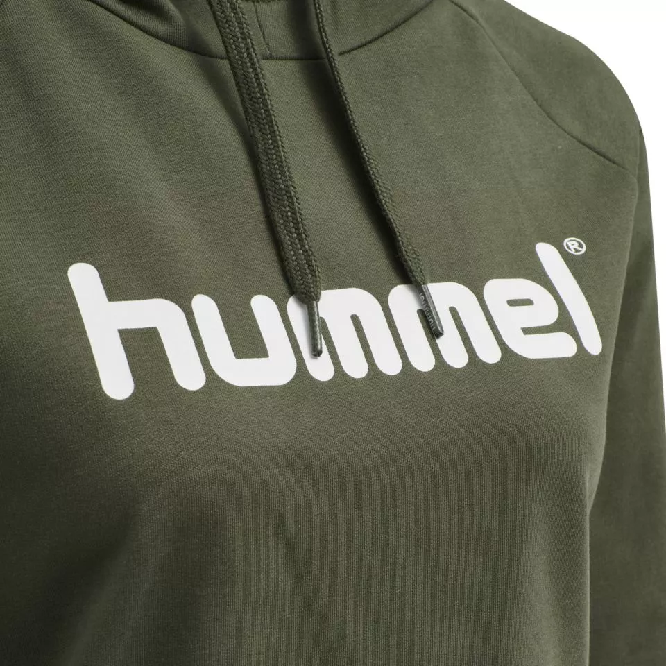 Mikica s kapuco Hummel GO COTTON LOGO HOODIE WOMAN