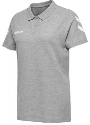 Hummel Cotton Poloshirt Women Grey