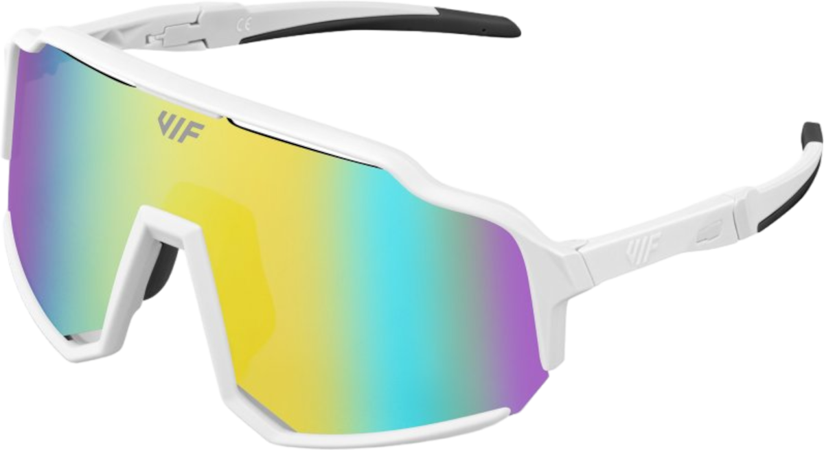 Zonnebrillen VIF Two White x Gold Polarized