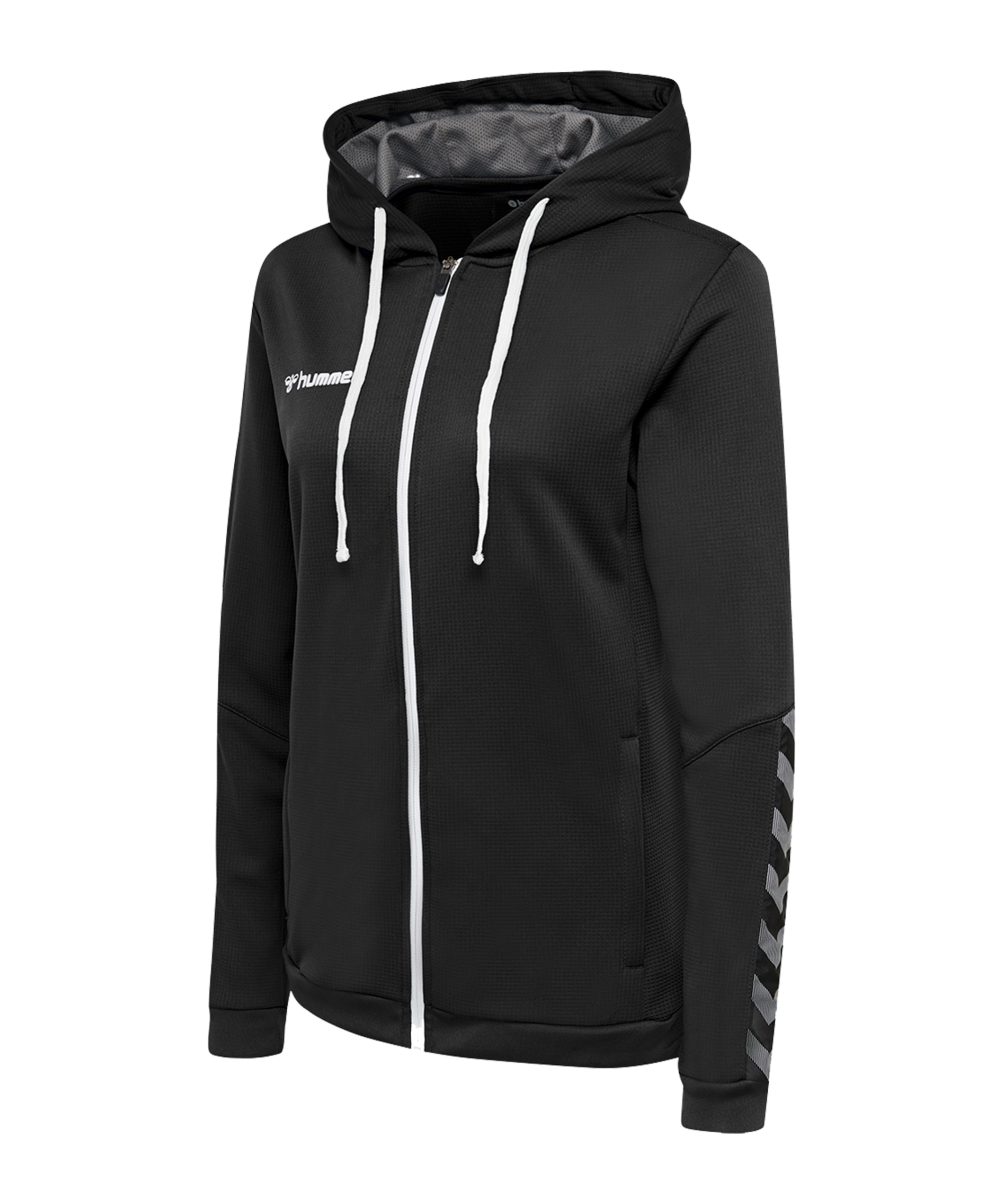 Hanorac cu gluga Hummel AUTHENTIC POLY ZIP HOODIE WOMAN