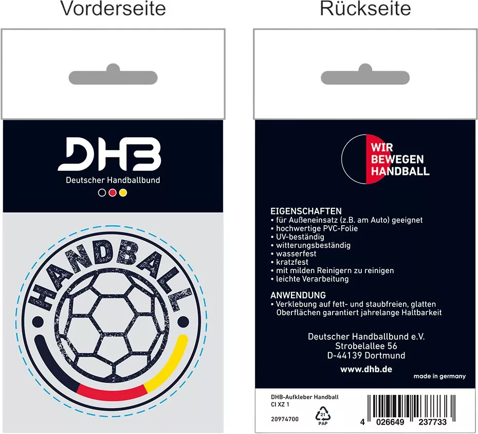 Aufkleber "Mein Ball"