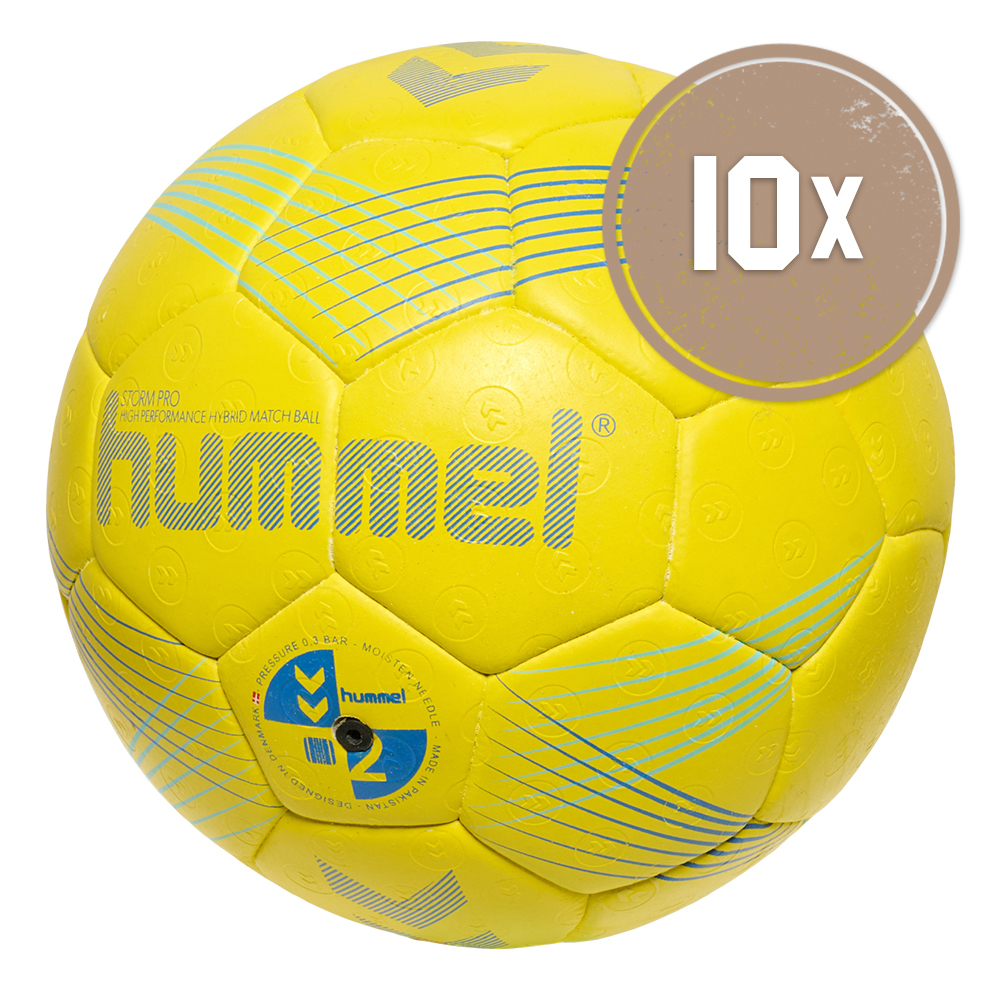 Set 10 házenkářských míčů Hummel Storm Pro HB