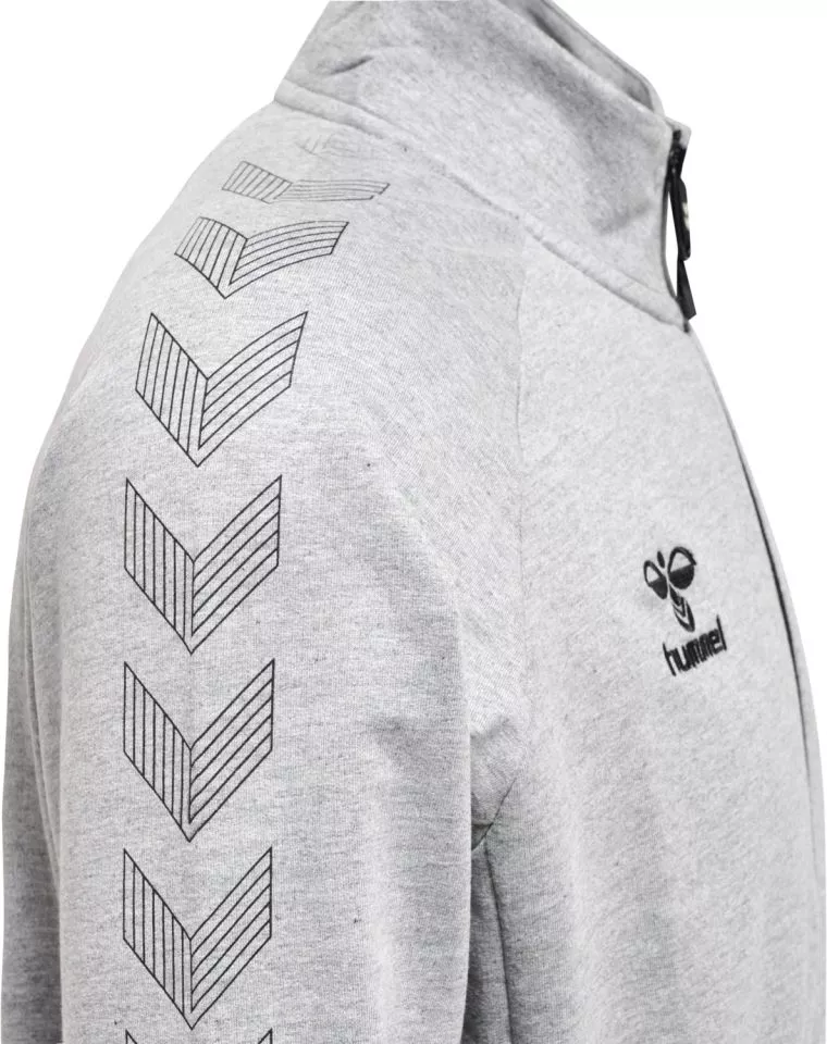 Φούτερ-Jacket με κουκούλα Hummel hmlMOVE GRID COT. ZIP JACKET