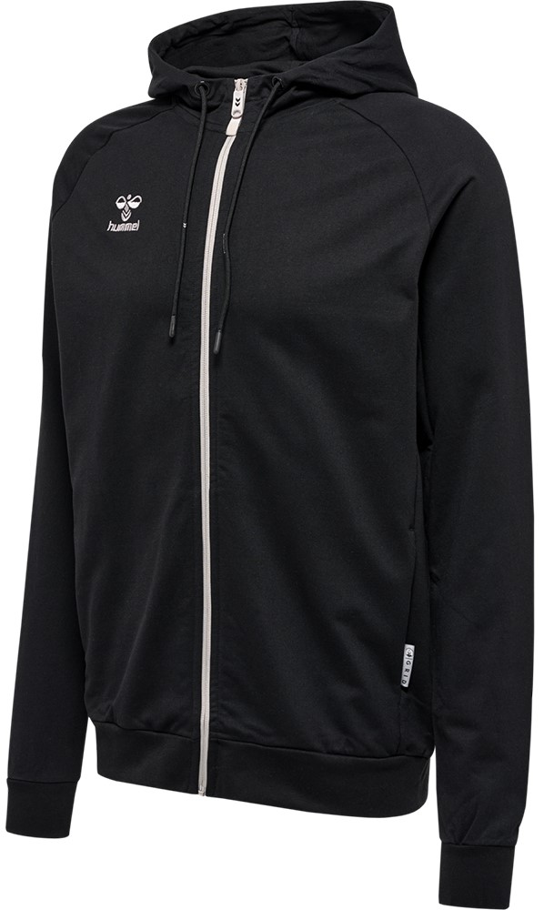 Φούτερ-Jacket με κουκούλα Hummel hmlMOVE GRID COTTON ZIP HOODIE