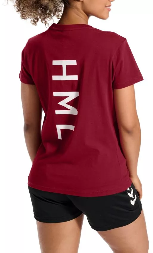 Dámské tričko s krátkým rukávem Hummel Court Cotton