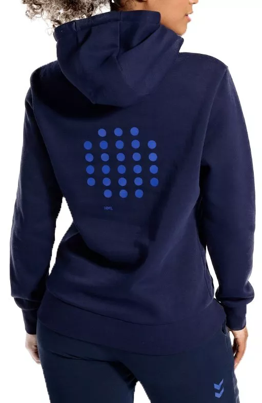 Суитшърт с качулка Hummel hmlCOURT COTTON HOODIE WOMAN