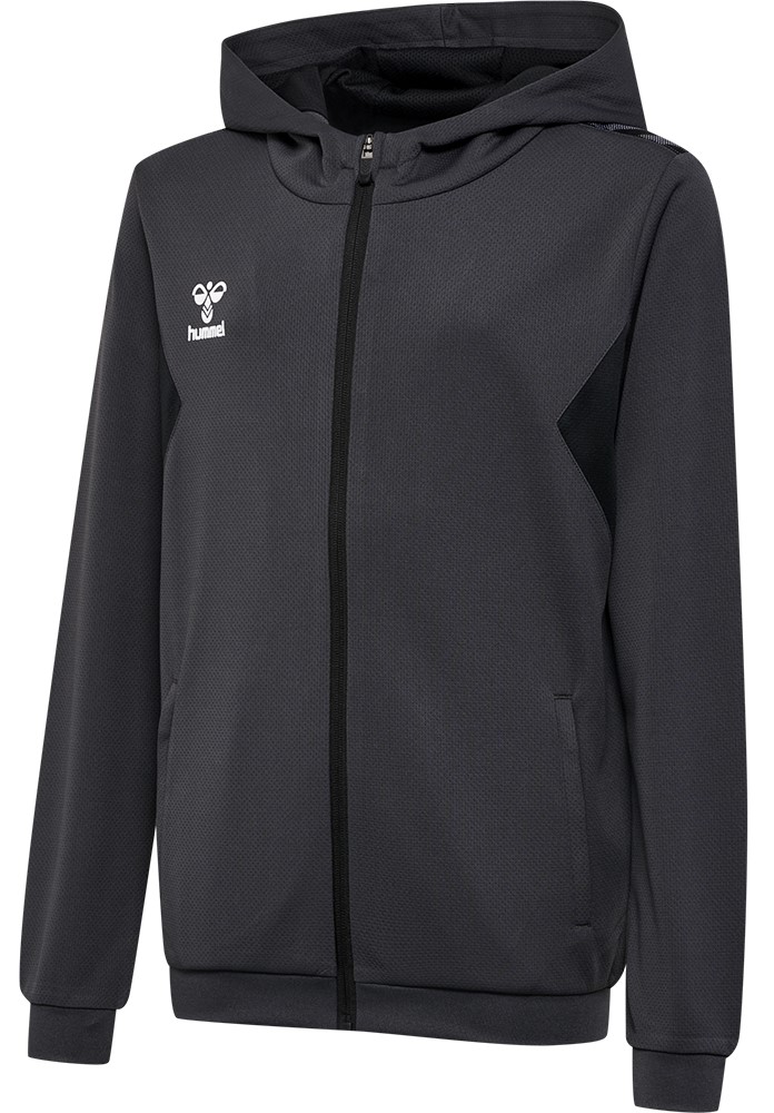 Hummel HMLAUTHENTIC PL ZIP HOODIE KIDS Kapucnis melegítő felsők