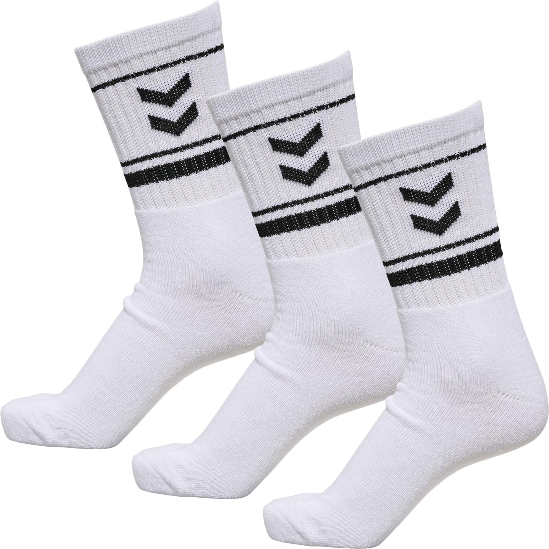 Unisex ponožky Hummel Stripe Crew (3 páry)