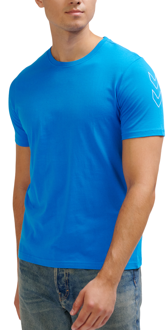hmlELEMENTAL CHEVRON COTTON TEE