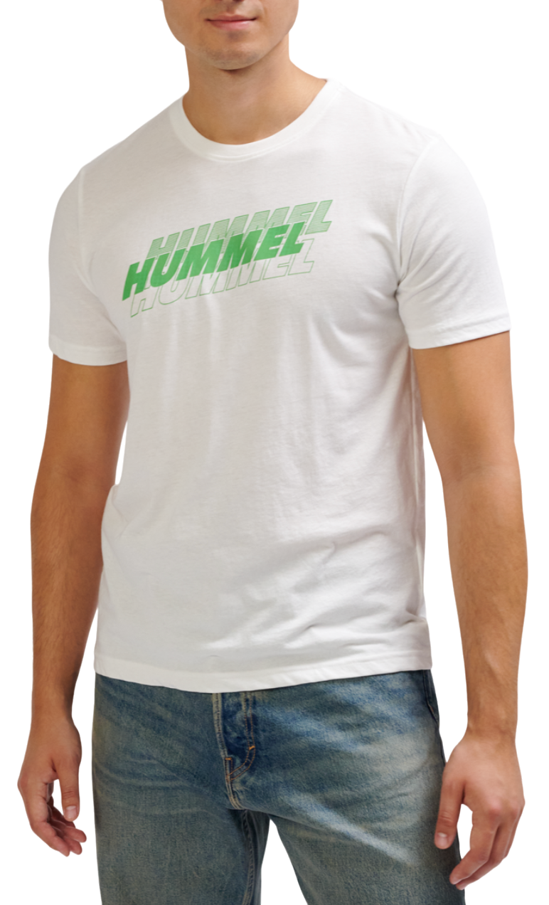 hmlGRAPHIC TRIPLE LOGO COTTON TEE