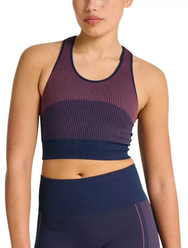 Camiseta sin mangas Hummel Yoga Seamless Crop Tanktop Women