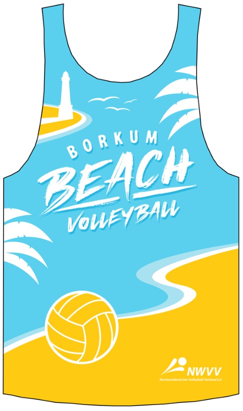 Ballsportdirekt Borkum Beachvolleyball Tank Top Herren Atléta trikó