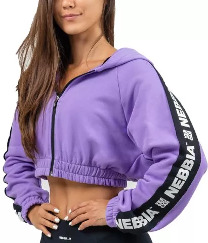 Cropped Zip-Up Hoodie ICONIC