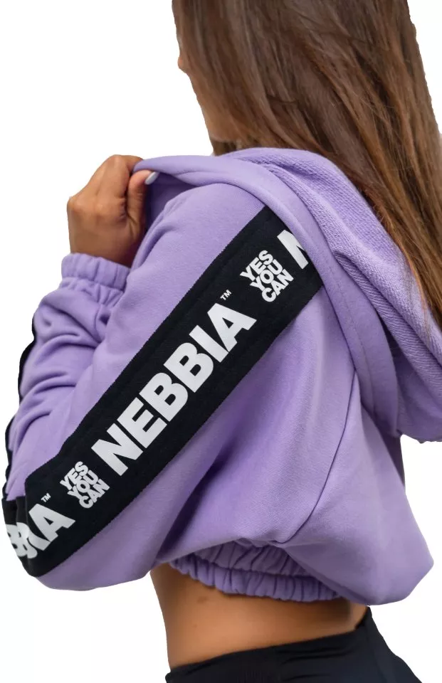 Sudadera con capucha Nebbia Cropped Zip-Up Hoodie ICONIC