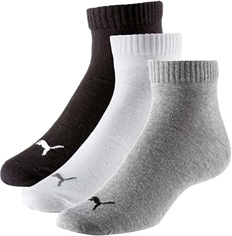 Unisex ponožky Puma Basic Quater Plain (3 páry)