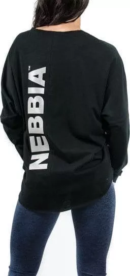 Dámské tričko s dlouhým rukávem Nebbia Oversized