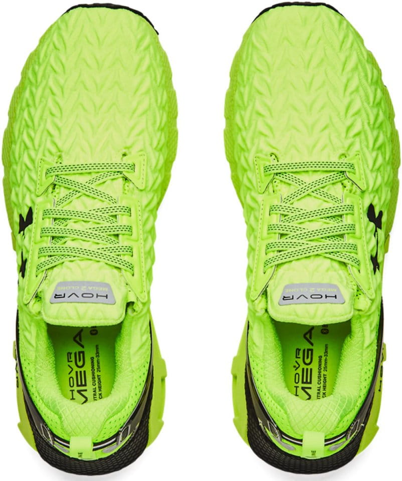 Yellow Under Armour HOVR Mega 2 Clone Running Shoes