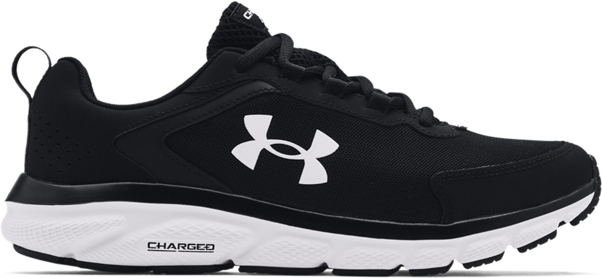 New Under Armour Men's UA Charged Assert 10 Shoes 3024590-003 Black/Black