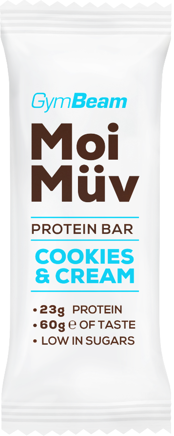 Proteínová tyčinka GymBeam MoiMüv 60g cookies cream