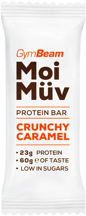 Protein bar GymBeam MoiMüv 60g crunchy caramel