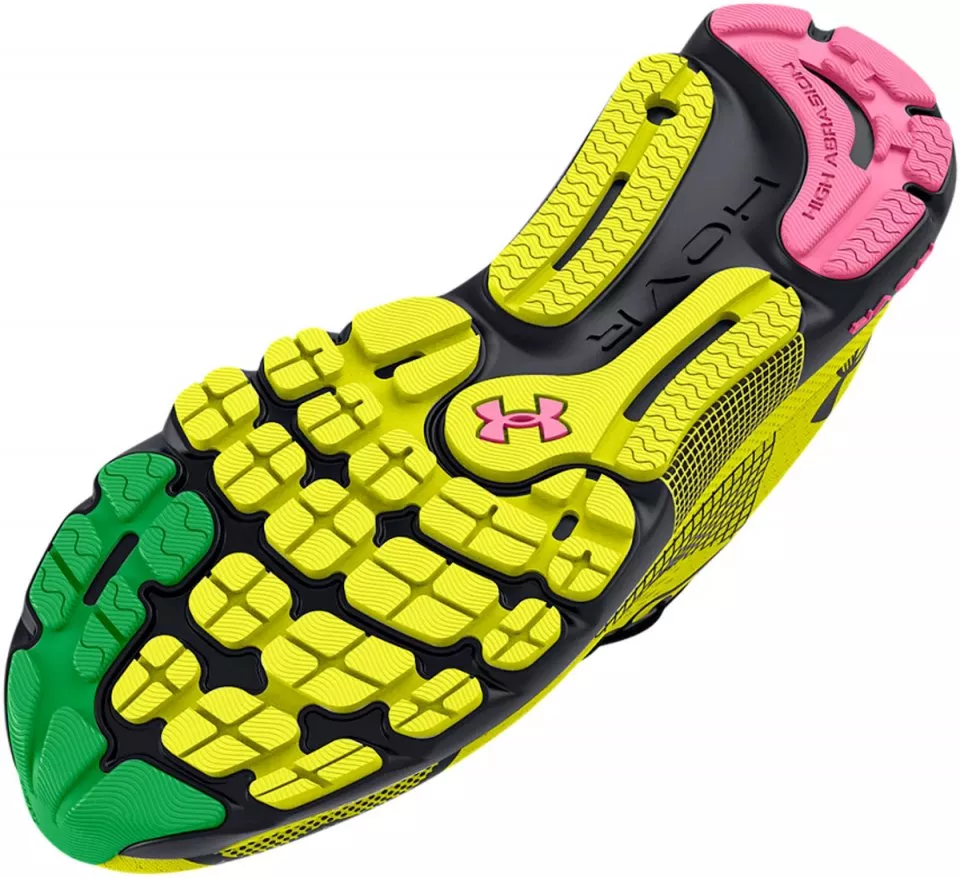 Neon yellow under store armour shoes